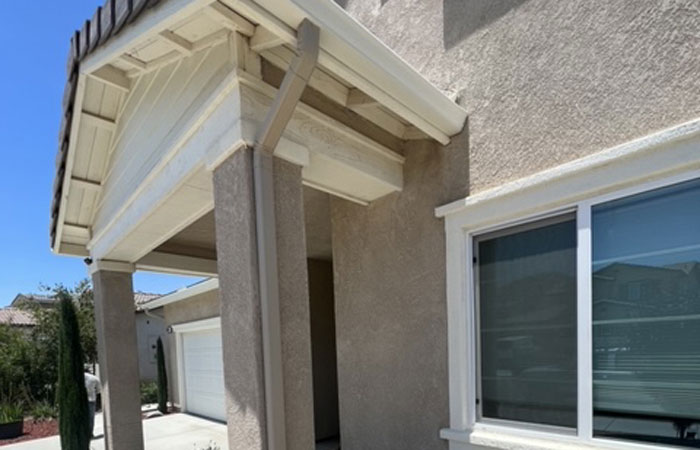 seamless rain gutters in joshua tree ca